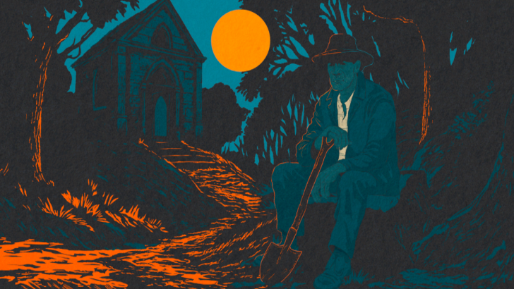 i shall name the dead man sitting on stump