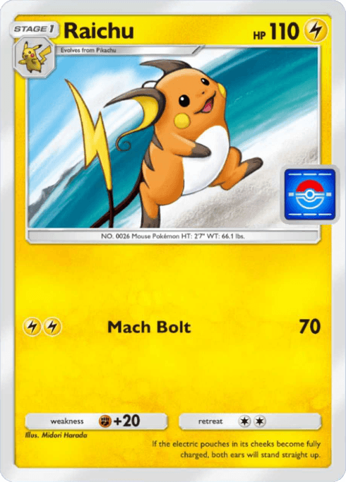 Pokemon TCG Pocket - P-B 074 Raichu