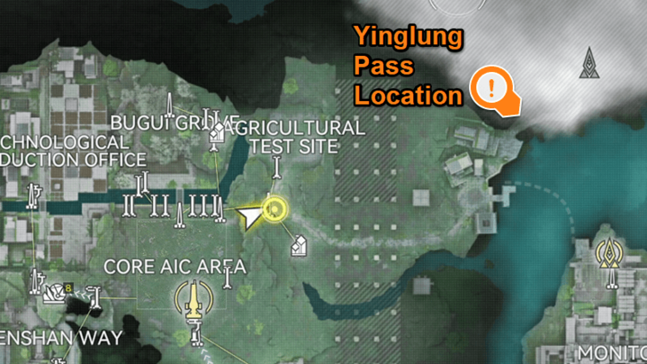 Arknights Endfield - Yinglung Pass Location