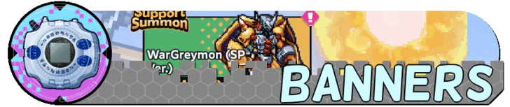 Digimon Up - List of All Banners