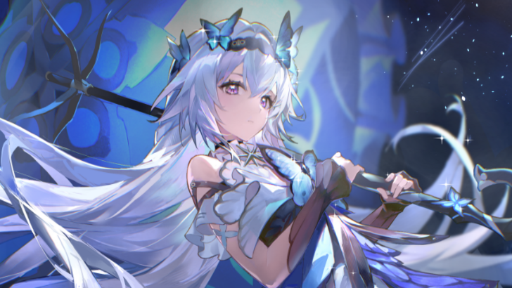 aether gazer hel holding umbrella
