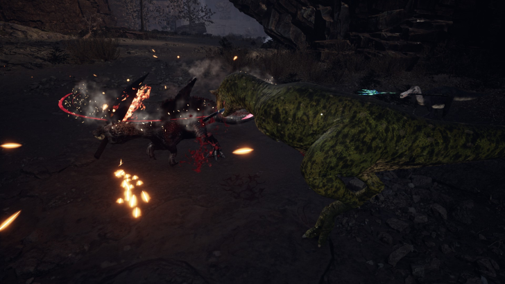 dinoblade combat swarmed