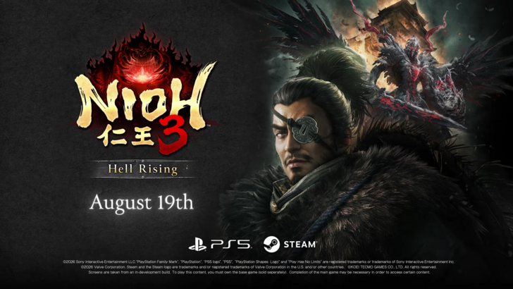nioh 3 dlc hell rising release date