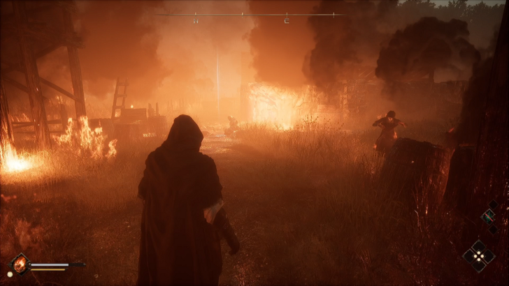 the relic first guardian village on fire
