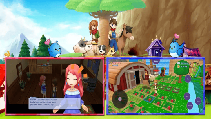 A player farming