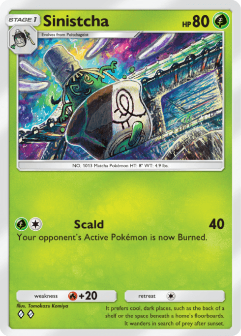 Pokemon TCG Pocket - B4 018 Sinistcha