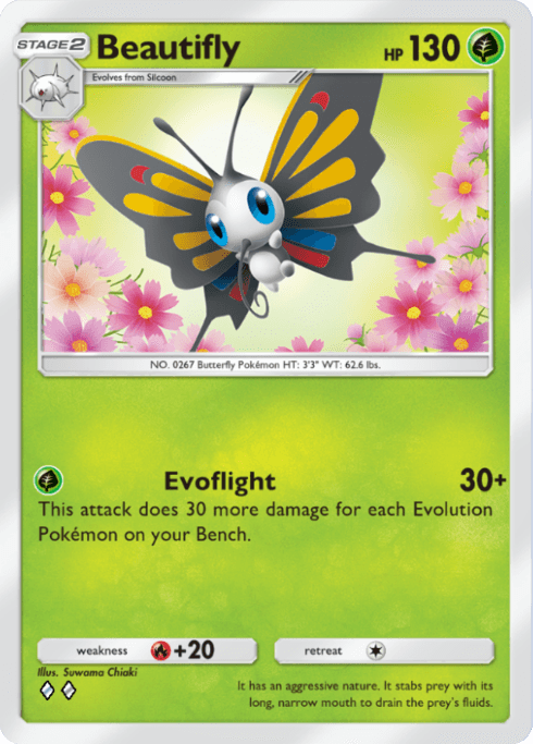 Pokemon TCG Pocket - B4 003 Beautifly
