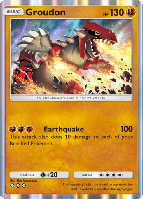 Pokemon TCG Pocket - B4 083 Groudon