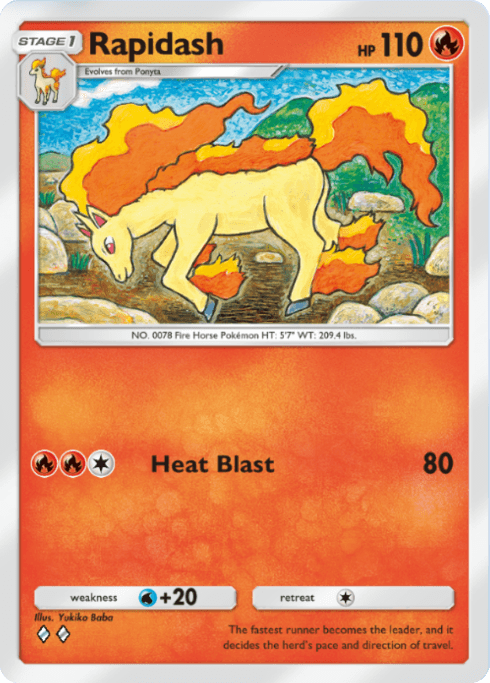 Pokemon TCG Pocket-  Rapidash(B4 021)