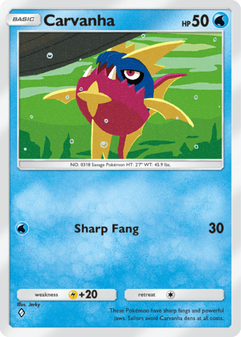 Pokemon TCG Pocket - B4 034 Carvanha