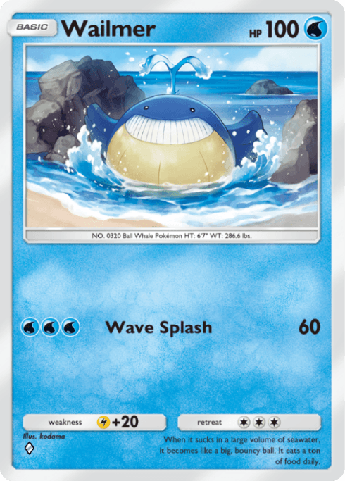 Pokemon TCG Pocket - B4 036 Wailmer