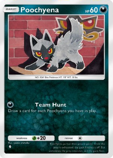 Pokemon TCG Pocket - B4 093 Poochyena
