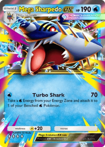 Mega Sharpedo ex Card - Ruler of the Skies | Pokemon TCG Pocket