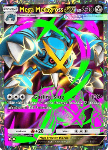 Pokemon TCG Pocket - B4 187 Mega Metagross ex