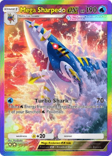 Pokemon TCG Pocket - B4 196 Mega Sharpedo ex