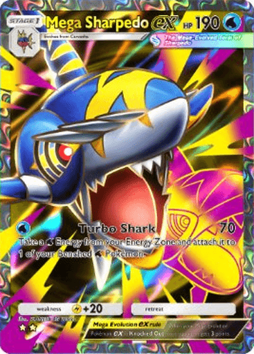 Pokemon TCG Pocket - B4 182 Mega Sharpedo ex