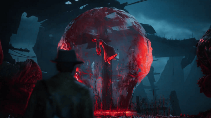 An occult ritual of blood