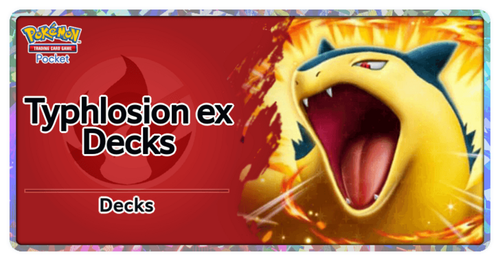 Pokemon TGC Pocket - Typhlosion ex Best Deck Build and How to Play