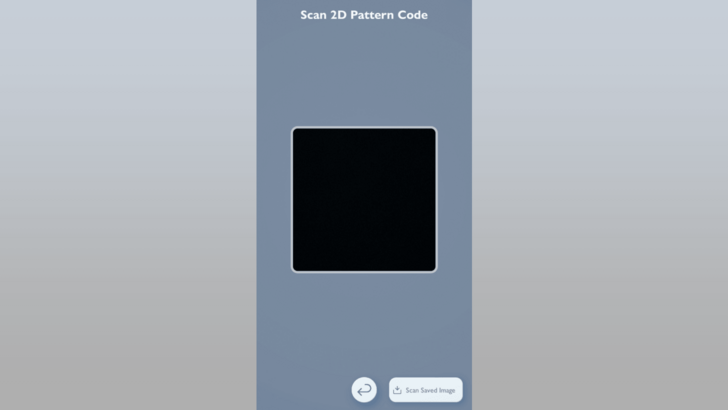 2D Pattern Code Scanner