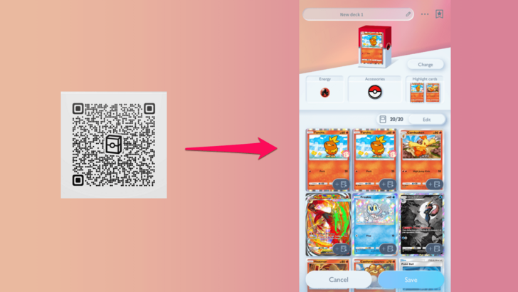 Scanning the Mega Blaziken ex and Greninja Deck