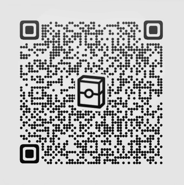 Mega Charizard Y ex and Moltres ex Deck 2D Pattern QR Code