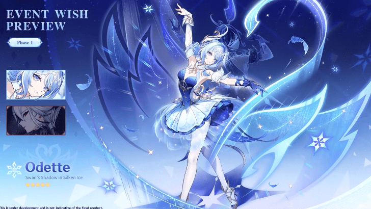 Genshin Impact - 7.0 Phase 1 Banner - Odette