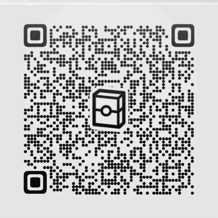 Mega Blaziken ex and Sunny Form Castform Deck 2D Pattern QR Code