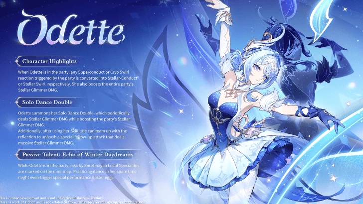 Genshin - Odette Talents