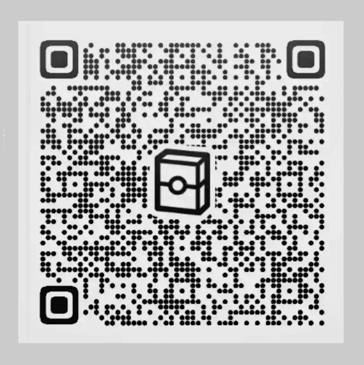 Mega Rayquaza ex and Gouging Fire Deck 2D Pattern QR Code