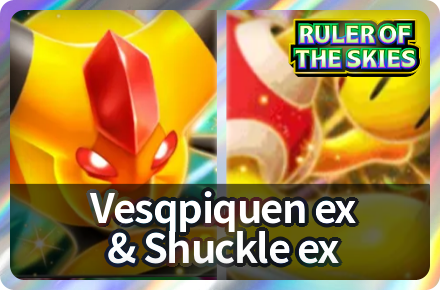 Vespiquen ex and Shuckle ex Deck