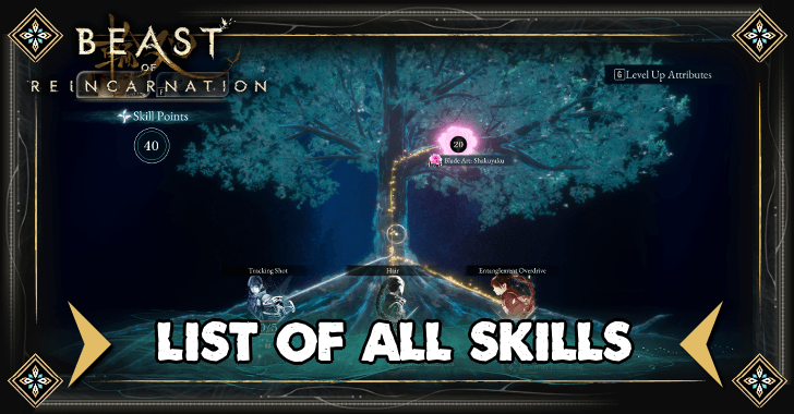 List of All Skills