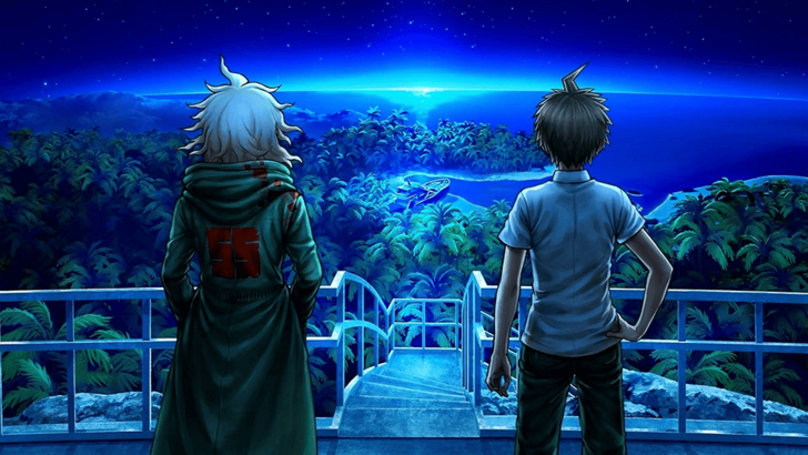 Backshot of Megumi Ogata and Minami Takayama at Night