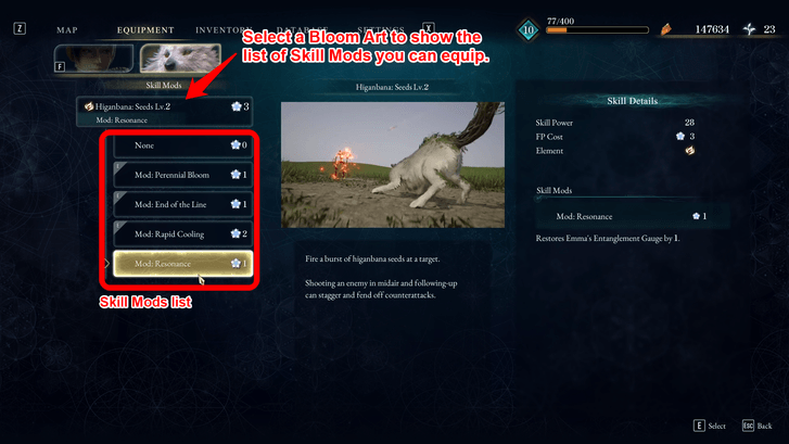 How to Select Skill Mods