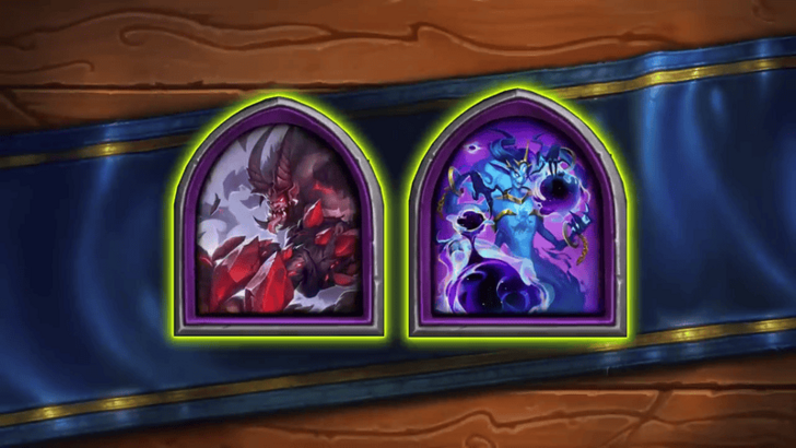 Demonic hero portraits