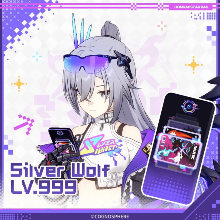 Silver Wolf Lv.999 Phone Case icon