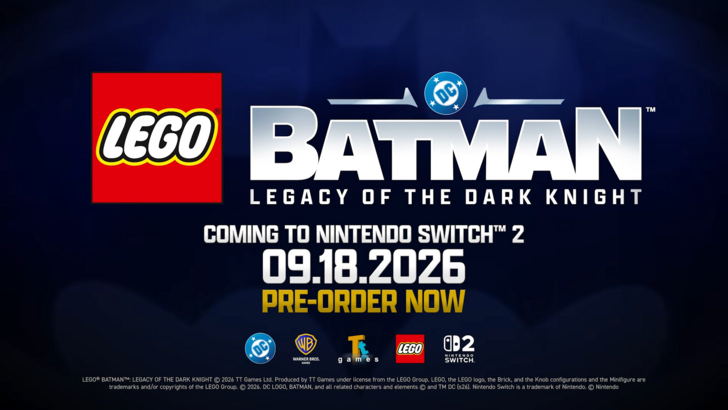 LEGO Batman Legacy of the Dark Knight switch 2 release date