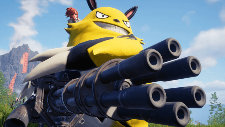large yellow catlike creature