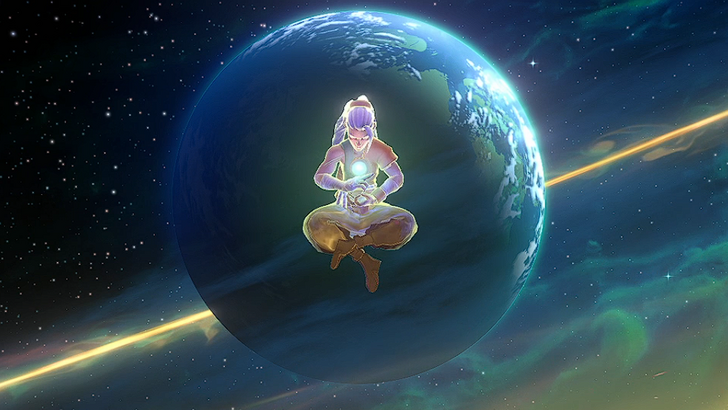 echoes of mystralia mazarim cross legged in space