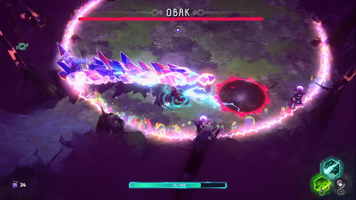 echoes of mystralia obak boss fight