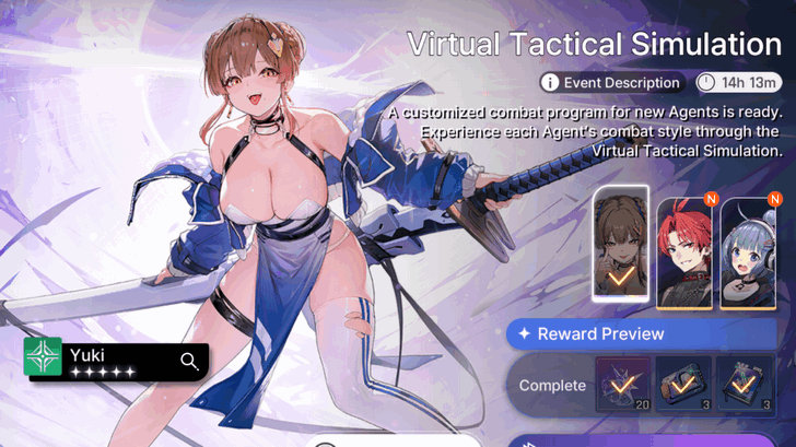 Virtual Tactical Simulation - Yuki