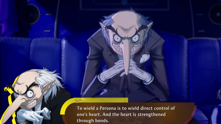 persona 4 revival talking to igor