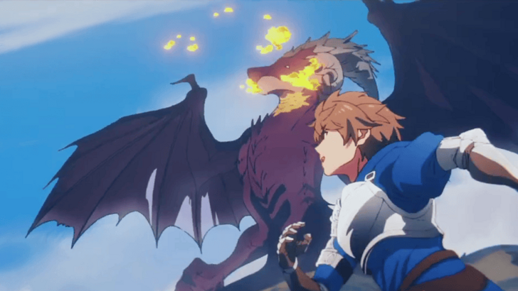 Knight fighting alongside a dragon