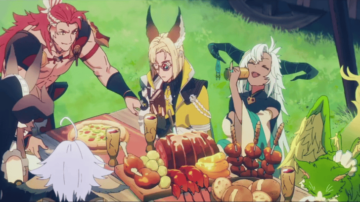 adventurers feasting