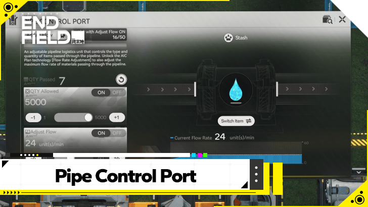 Arknights Endfield Pipe Control Port How to Use and Get