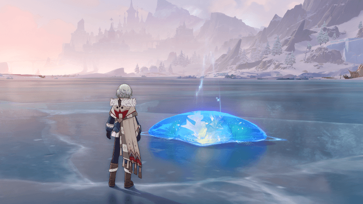 Genshin Impact - Prime Ice Construct - Launching Platform