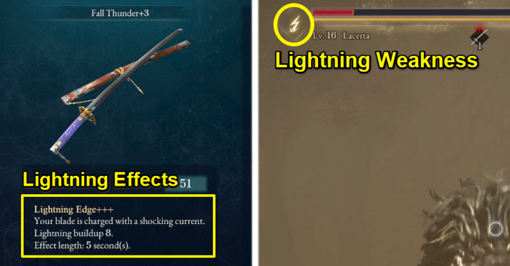 Lightning Weakness of Boss