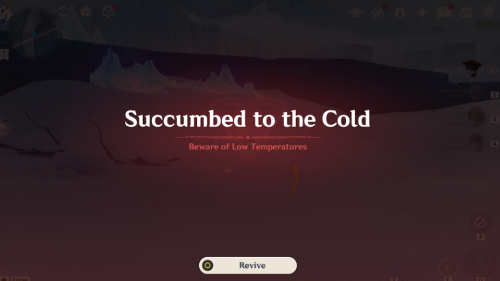 Genshin - Succumbed to the Cold in Snezhnaya