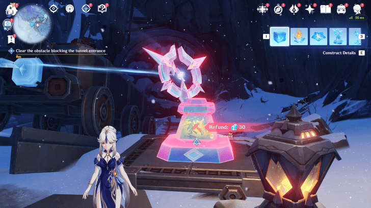 Remove the Grappling Gun Connected to the Cart