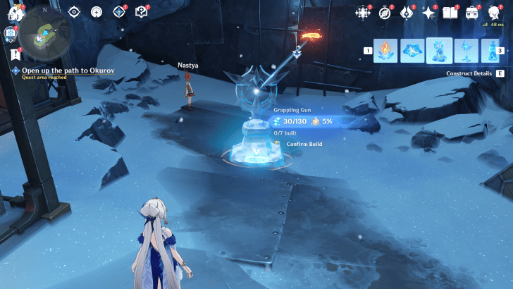 Build Another Grappling Gun to Proceed