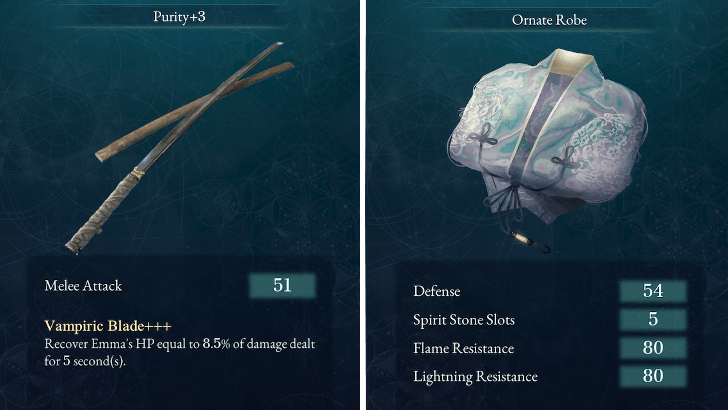 Weapons and Armor